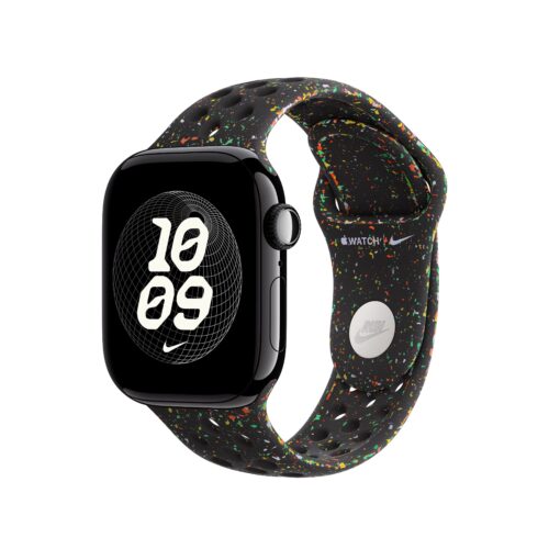 Řemínek pro Apple Watch 38/40/41/42 mm Apple Midnight Black sportovní Nike - S/M - Obrázek 2