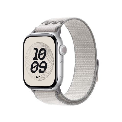 Řemínek pro Apple Watch 38/40/41/42 mm Apple Veiled Grey provlékací sportovní Nike - Obrázek 2