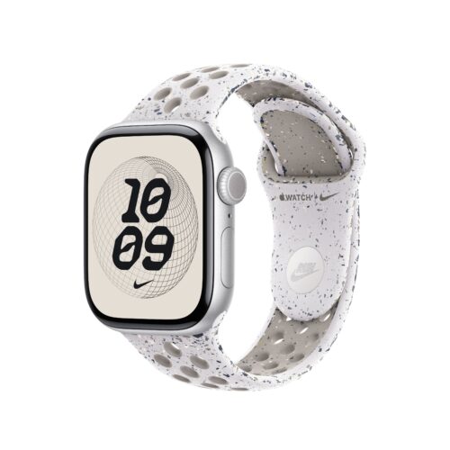 Řemínek pro Apple Watch 38/40/41/42 mm Apple Veiled Grey sportovní Nike - S/M - Obrázek 2