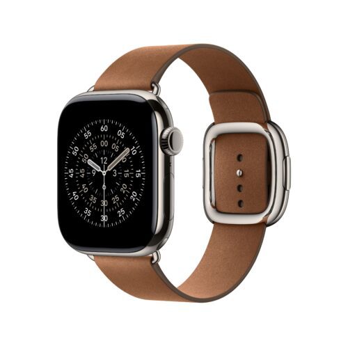 Řemínek pro Apple Watch 38/40/41/42 mm Apple karamelový s moderní přezkou - malý - Obrázek 2