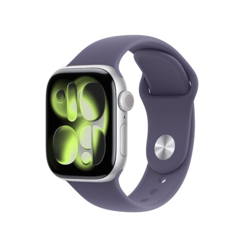 Řemínek pro Apple Watch 38/40/41/42 mm Apple mlžně fialový sportovní - S/M - Obrázek 2