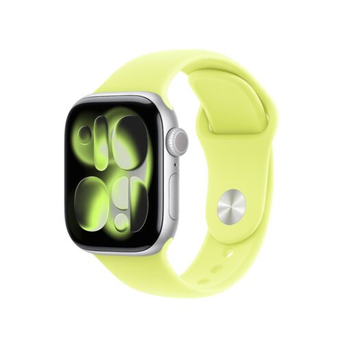 Řemínek pro Apple Watch 38/40/41/42 mm Apple neonově žlutý sportovní - M/L - Obrázek 2