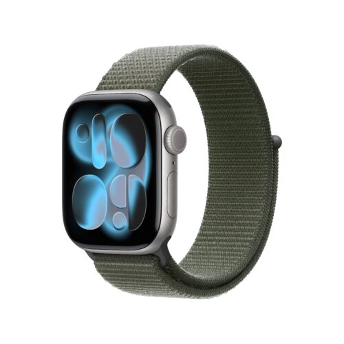 Řemínek pro Apple Watch 38/40/41/42 mm Apple piniově zelený provlékací sportovní - Obrázek 2