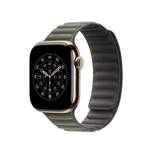 Řemínek pro Apple Watch 38/40/41/42 mm Apple šalvějově šedý magnetický tah - S/M - Obrázek 2