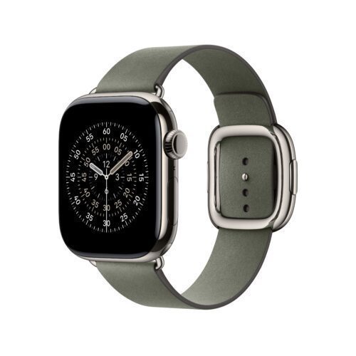 Řemínek pro Apple Watch 38/40/41/42 mm Apple šalvějově šedý s moderní přezkou - velký - Obrázek 2