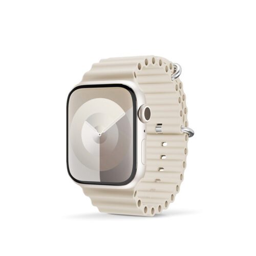 Řemínek pro Apple Watch 42/44/45/49 mm Epico Watch Strap Ocean - béžový - Obrázek 2