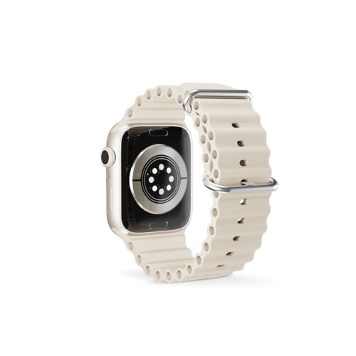 Řemínek pro Apple Watch 42/44/45/49 mm Epico Watch Strap Ocean - béžový