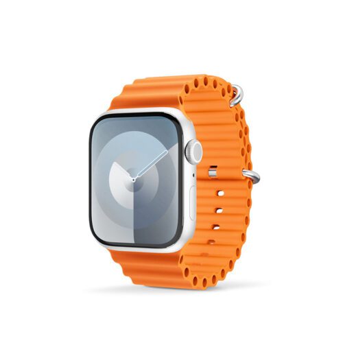 Řemínek pro Apple Watch 42/44/45/49 mm Epico Watch Strap Ocean - oranžový - Obrázek 2