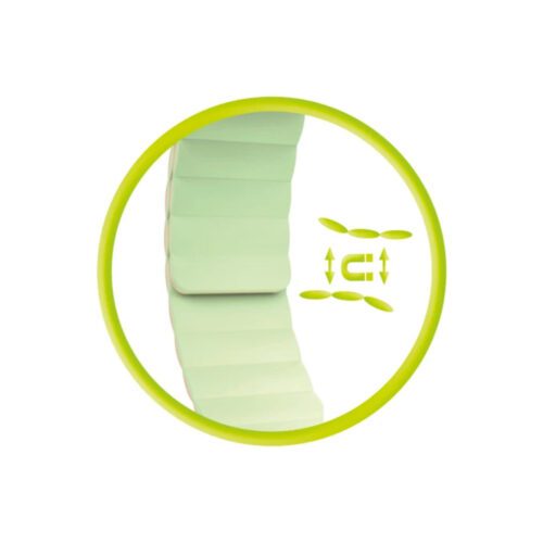 Řemínek pro Apple Watch 42/44/45/49 mm Mobile Magnetic Strap II - růžový/zelený - Obrázek 2