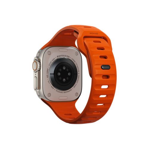 Řemínek pro Apple Watch 42/44/45/49 mm Nomad Sport Strap - oranžový - Obrázek 2