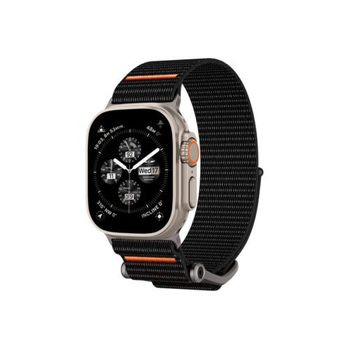 Řemínek pro Apple Watch 42/44/45/49 mm Spigen DuraPro Flex Ultra Band - černý