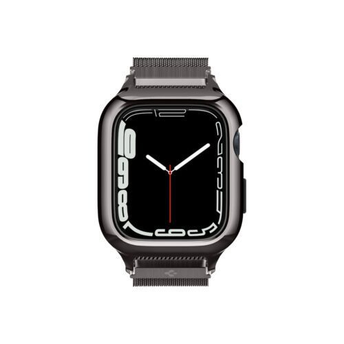 Řemínek pro Apple Watch 42/44/45/49 mm Spigen Metal Fit Pro - šedý - Obrázek 2
