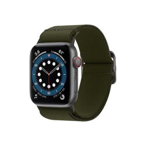 Řemínek pro Apple Watch 42/44/45/49mm Spigen Lite Fit - khaki - Obrázek 2