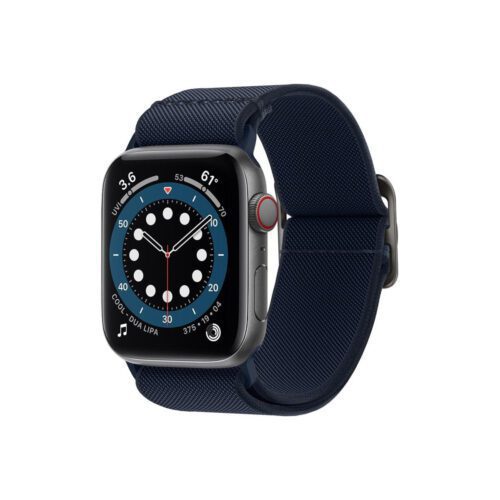 Řemínek pro Apple Watch 42/44/45/49mm Spigen Lite Fit - modrý