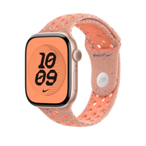 Řemínek pro Apple Watch 44/45/46/49 mm Apple Alpenglow Pink sportovní Nike - M/L - Obrázek 2