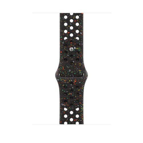 Řemínek pro Apple Watch 44/45/46/49 mm Apple Midnight Black sportovní Nike - S/M