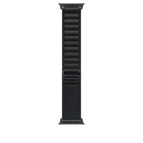 Řemínek pro Apple Watch 44/45/46/49 mm Apple černý Alpský tah - malý - provedení z černého titanu