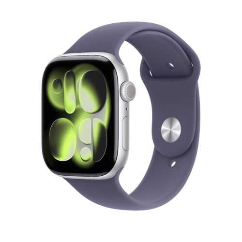 Řemínek pro Apple Watch 44/45/46/49 mm Apple mlžně fialový sportovní - S/M - Obrázek 2