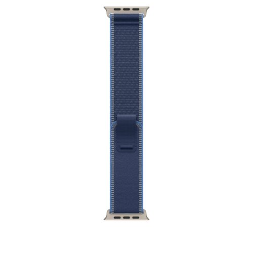 Řemínek pro Apple Watch 44/45/46/49 mm Apple modrý / jasně modrý Trailový tah - M/L - provedení z přírodního titanu