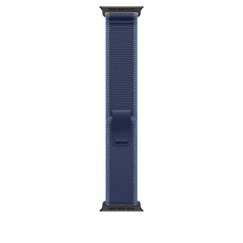 Řemínek pro Apple Watch 44/45/46/49 mm Apple modrý / jasně modrý Trailový tah - S/M - provedení z černého titanu