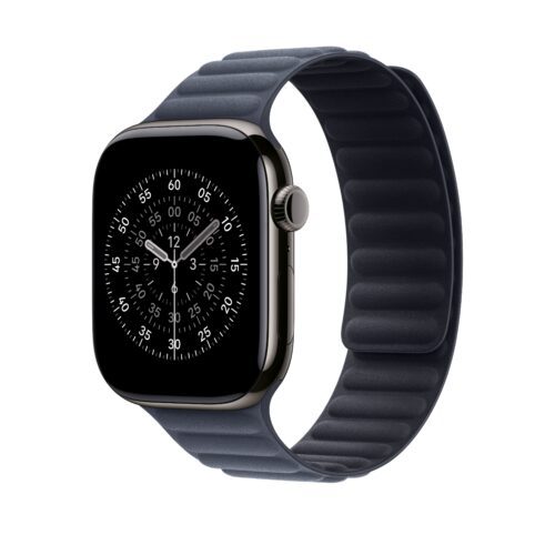 Řemínek pro Apple Watch 44/45/46/49 mm Apple námořnicky modrý magnetický tah - M/L - Obrázek 2