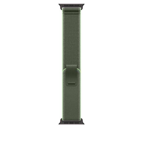 Řemínek pro Apple Watch 44/45/46/49 mm Apple zelený/neonový Trailový tah - M/L - provedení z černého titanu