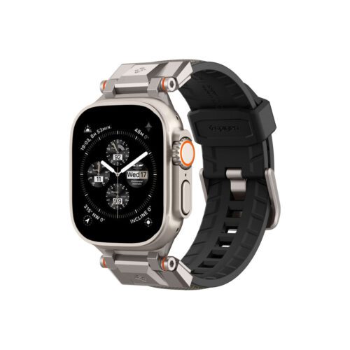 Řemínek pro Apple Watch 49mm/46mm/45mm/44mm Spigen DuraPro Armor - šedý