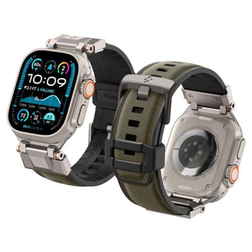 Řemínek pro Apple Watch 49mm/46mm/45mm/44mm Spigen DuraPro Armor - zelený - Obrázek 2
