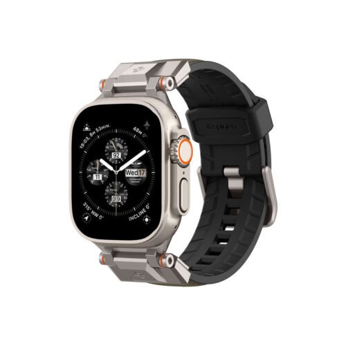 Řemínek pro Apple Watch 49mm/46mm/45mm/44mm Spigen DuraPro Armor - zelený