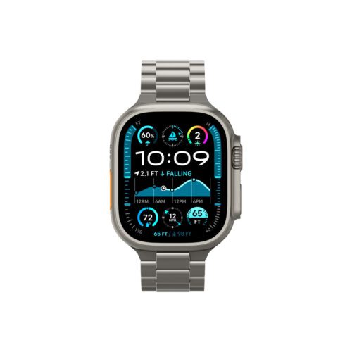 Řemínek pro Apple Watch 49mm/46mm/45mm/44mm Spigen Modern Fit Titanium Band - přírodně titanový - Obrázek 2