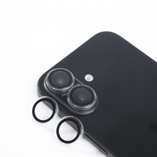 Safírové sklo na čočky pro iPhone 16/16 Plus Mobile Origin - průhledné - Obrázek 2
