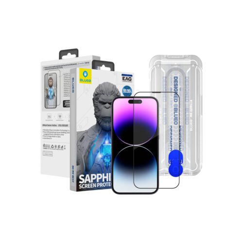 Safírové sklo pro iPhone 13 Pro Max / 14 Plus Blueo - Obrázek 2