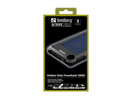 Sandberg solární powerbanka 420-53 10000mAh 37Wh - Obrázek 2