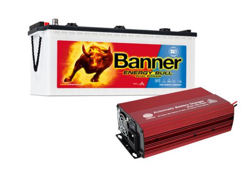 Set trakční baterie Banner Energy Bull 96351 (190Ah) + nabíječka FST ABC-1220D (20A)