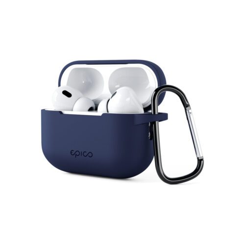Silikonové outdoor pouzdro pro AirPods Pro 2. gen Epico - modré - Obrázek 2