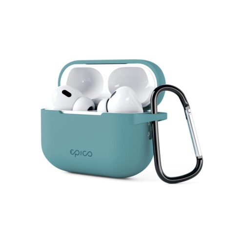 Silikonové outdoor pouzdro pro AirPods Pro 2. gen Epico - zelené - Obrázek 2