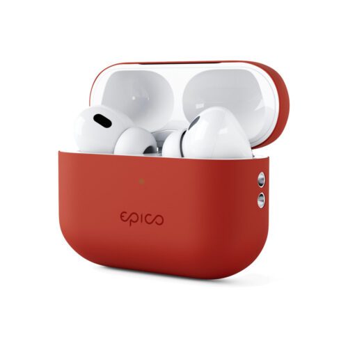 Silikonové pouzdro pro AirPods Pro 2. gen Epico - červené - Obrázek 2