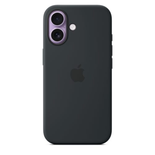 Silikonový kryt na iPhone 17 Apple s MagSafe - černý