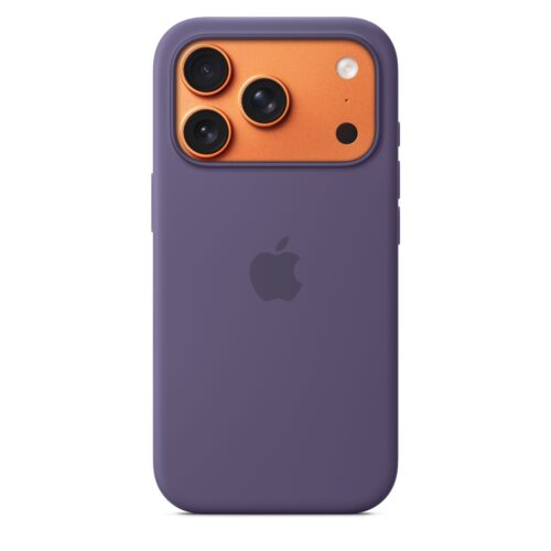Silikonový kryt na iPhone 17 Pro Apple s MagSafe - mlžně fialový