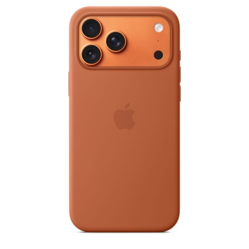 Silikonový kryt na iPhone 17 Pro Max Apple s MagSafe - terakotový