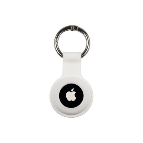 Silikonový přívěšek na AirTag Mobile Origin - bílý