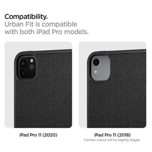 Spigen Urban Fit ochranný kryt pro iPad Pro 11" 21/20/18 - černý - Obrázek 2