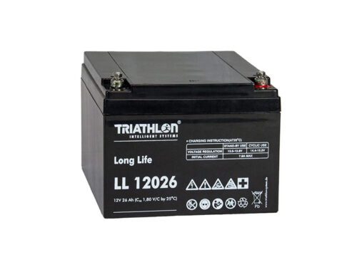 TRIATHLON LL12026 (12V - 26Ah) Záložní baterie "long life"