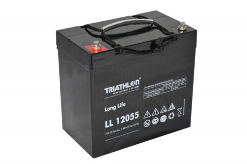 TRIATHLON LL12055 (12V - 55Ah) Záložní baterie "long life"