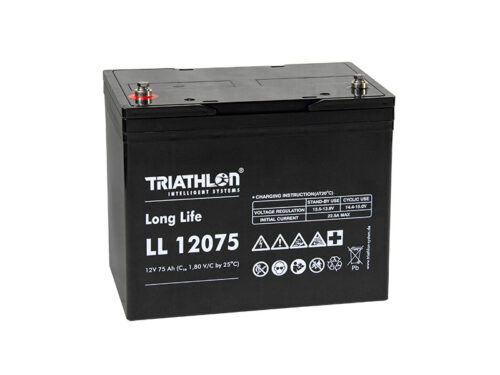 TRIATHLON LL12075 (12V - 75Ah) Záložní baterie "long life"