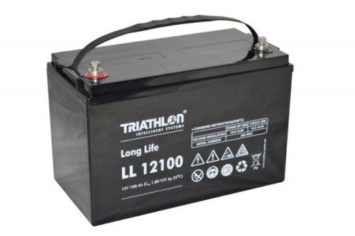 TRIATHLON LL12100 (12V - 100Ah) Záložní baterie "long life"