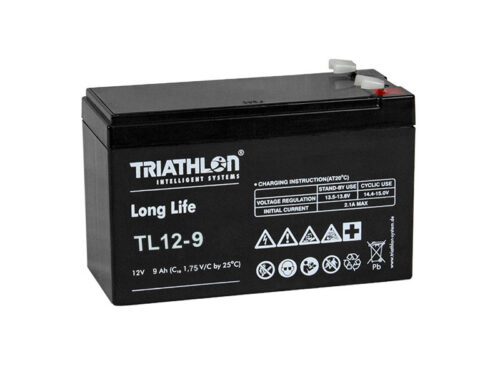 TRIATHLON TL12-9 (12V - 9Ah) Záložní baterie "long life"