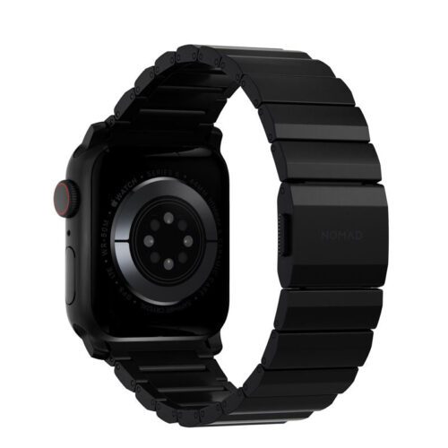 Titanový řemínek pro Apple Watch 42/44/45/49 mm Nomad Titanium - černý - Obrázek 2