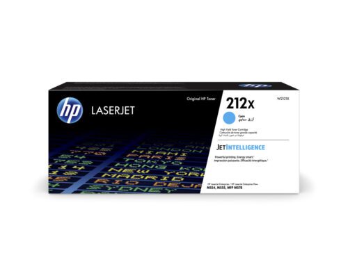 Toner HP 212X azurový (W2121X)