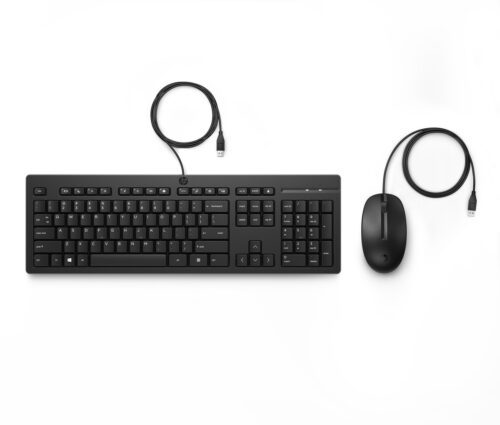 USB klávesnice a myš HP 225 - černá (AX2Y7AA#BCM)